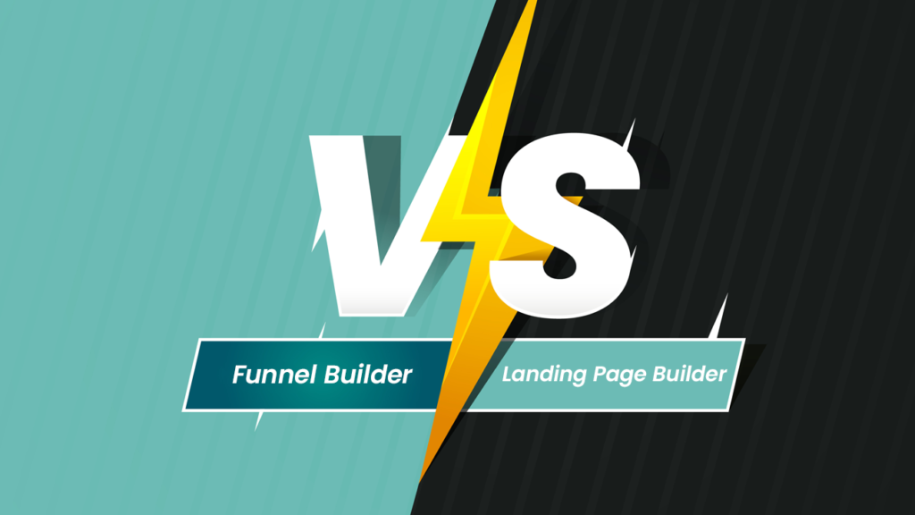 funnel builder vs landing page builder