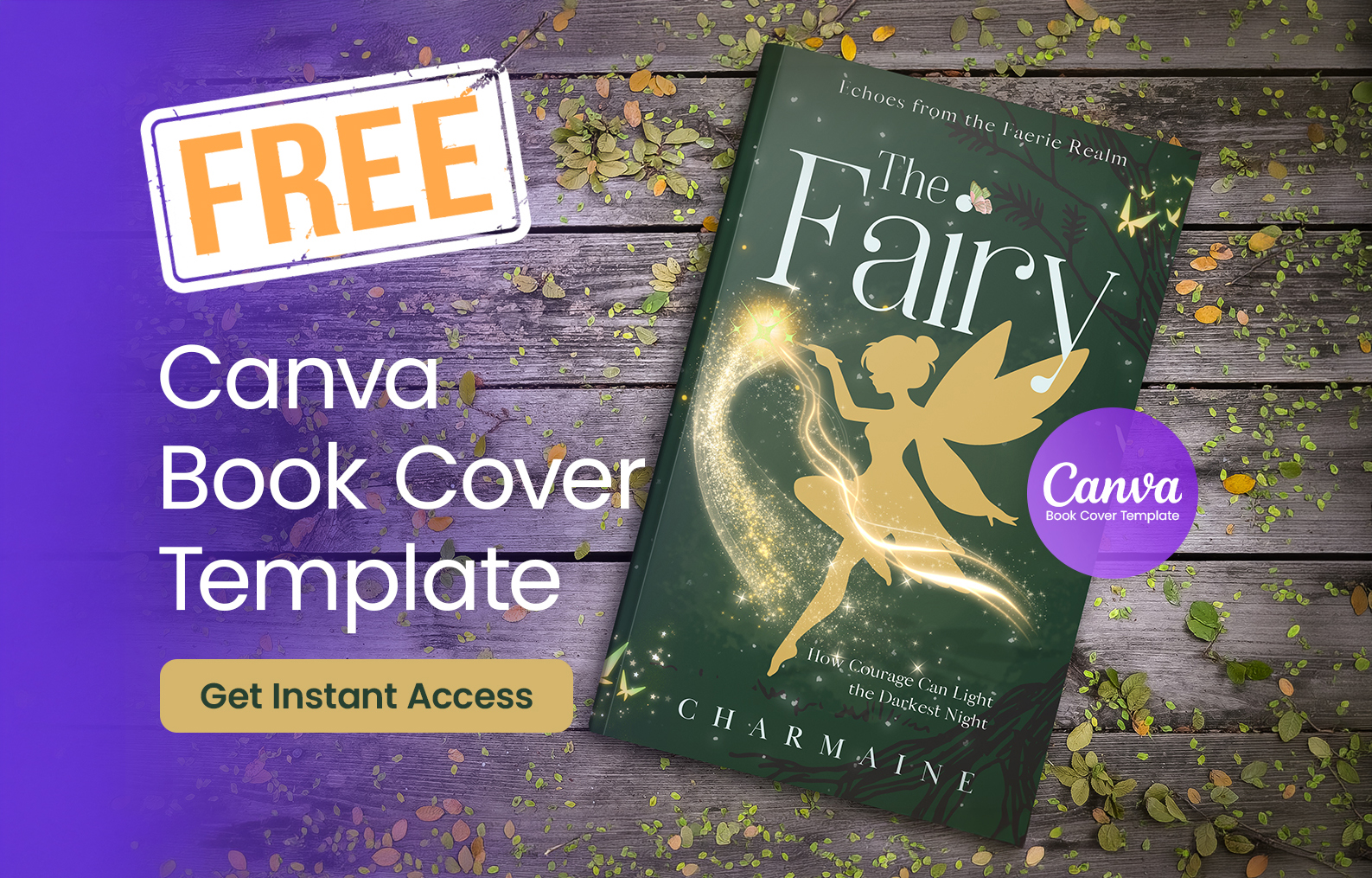 Free Canva Book Cover Template – Winning Design From the Canva 1 Element Challenge